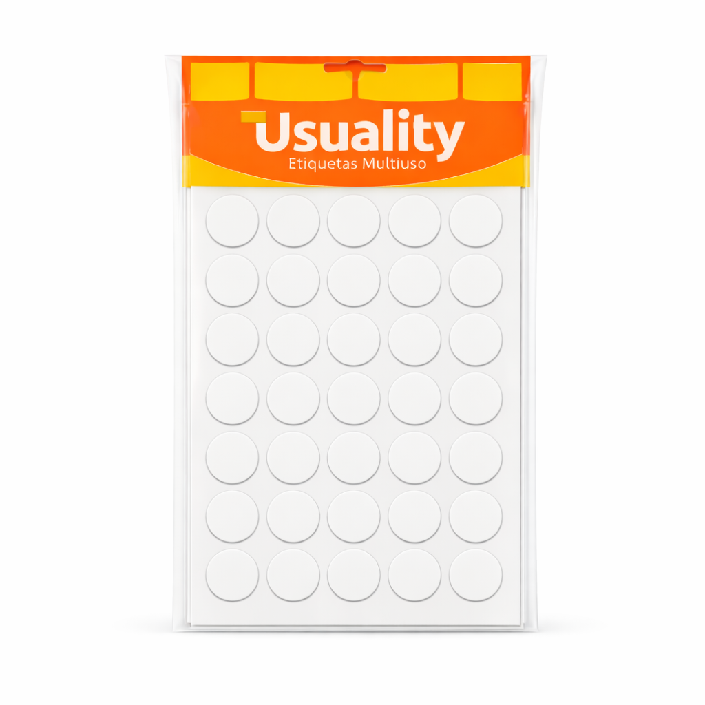 Etiqueta Lacre Office | Branca | 25 cartelas c/ 160 un. (PA000200004342)